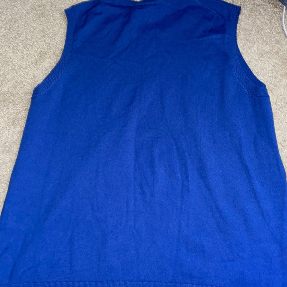 Lands’ End Womens Crew Neck Sweater Vest - Picture 4 of 4